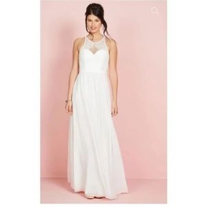 Bariano Australia White Object of My Perfection Lace Wedding Dress Size 4